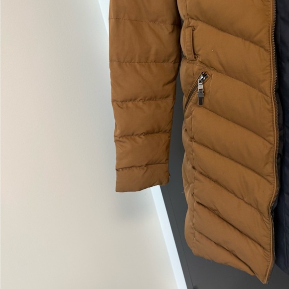 Zara L GUC Down filled golden brown Women's Padded Ski Jacket - Brown - Picture 3 of 12